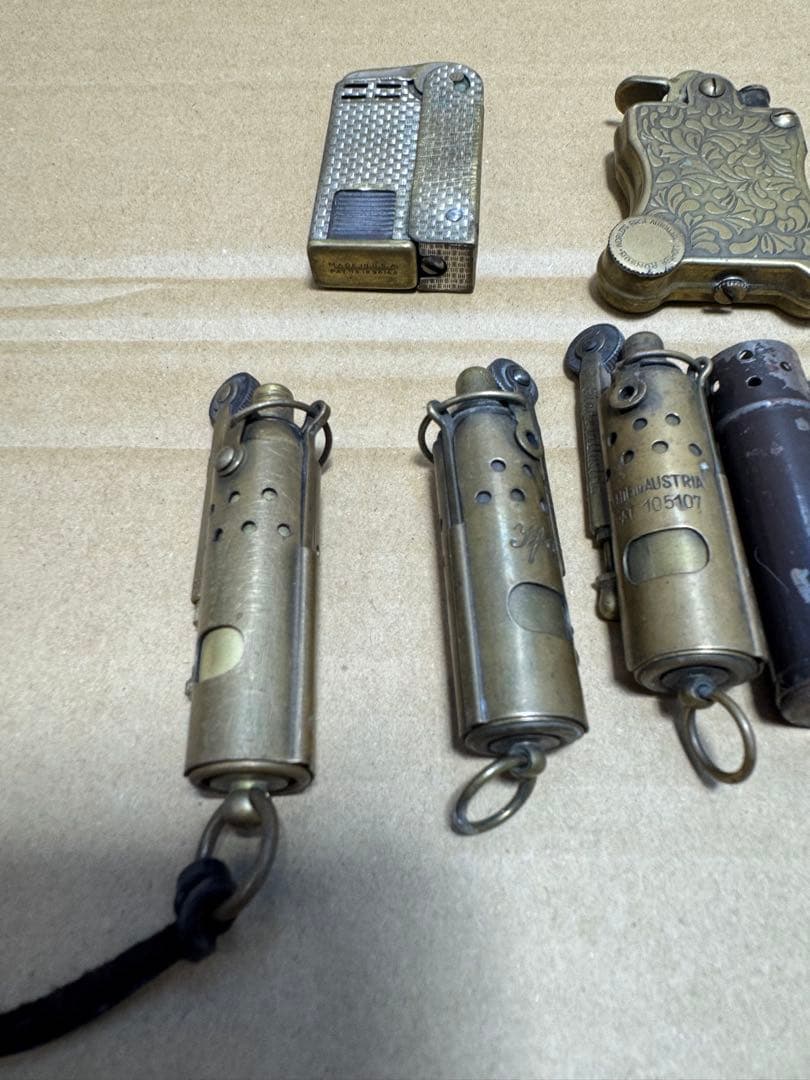 メタル製ライター まとめ　7台