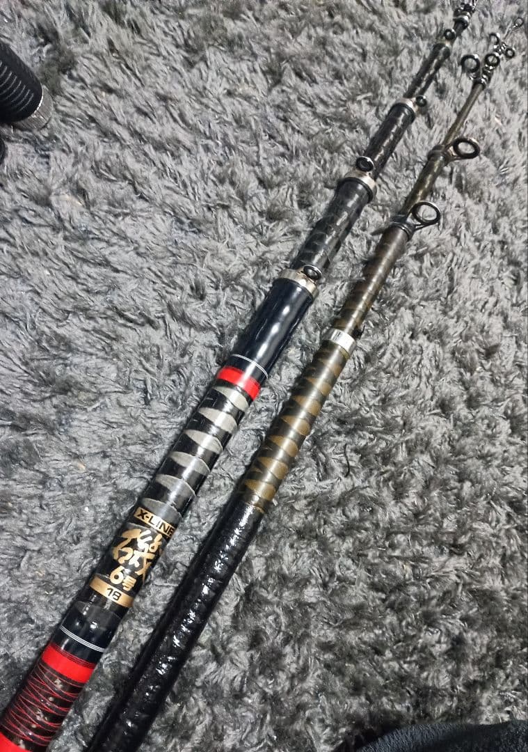 シマノハイパワーX磯6号4.8m&ハイパワーXかかり3号4.5mまとめて２本
