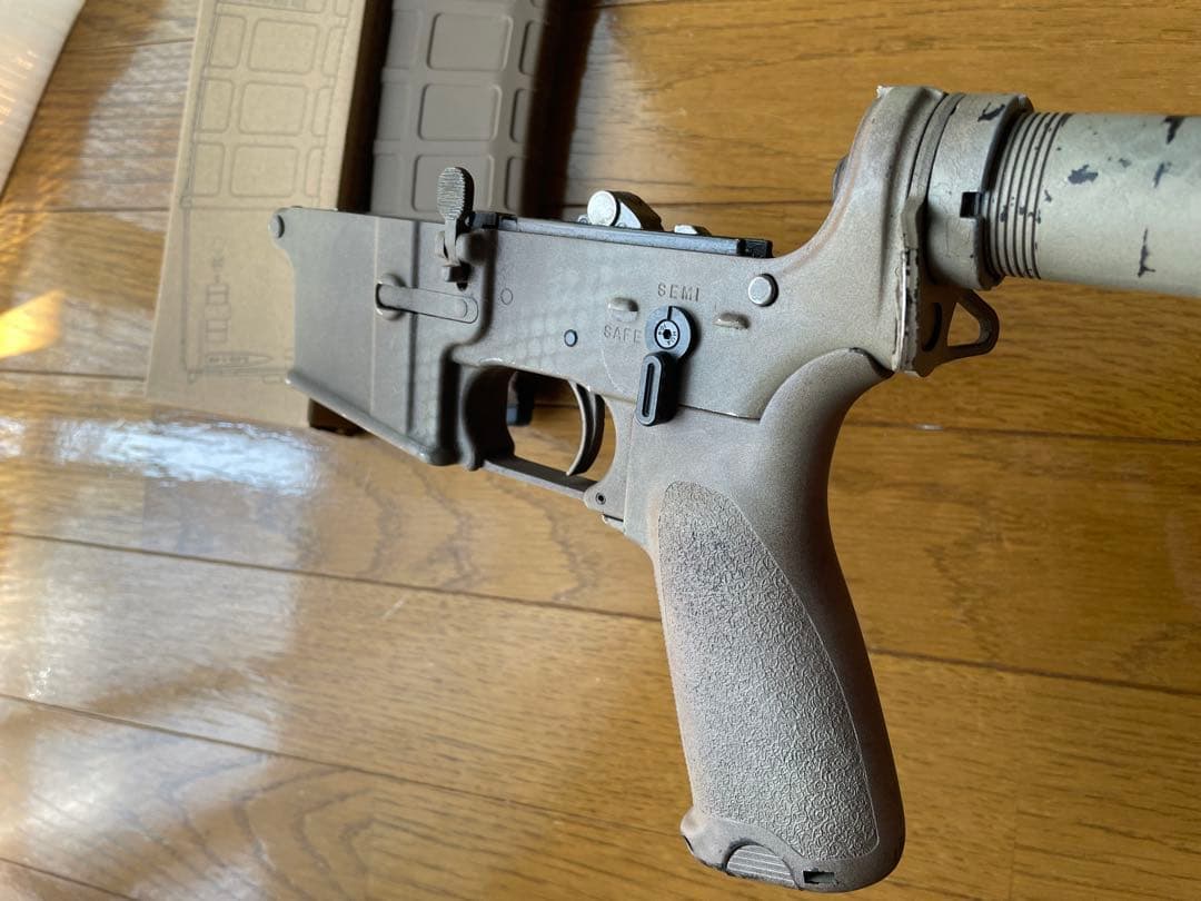 東京マルイ　MWS ロアレシーバーセット　塗装