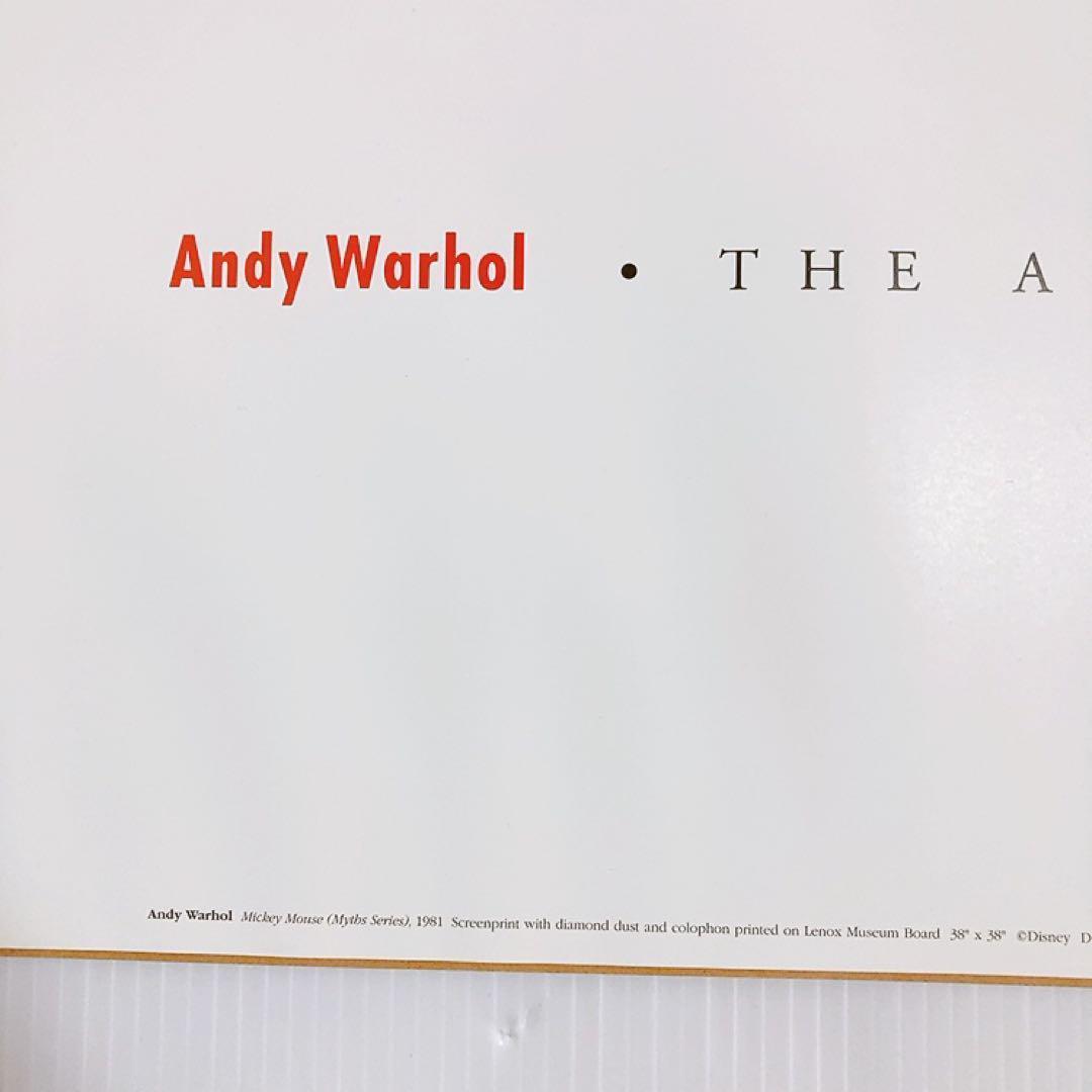 特大★希少★ミッキー　アートポスター　ウェイン・ティーボー　アンディ・ウォーホル