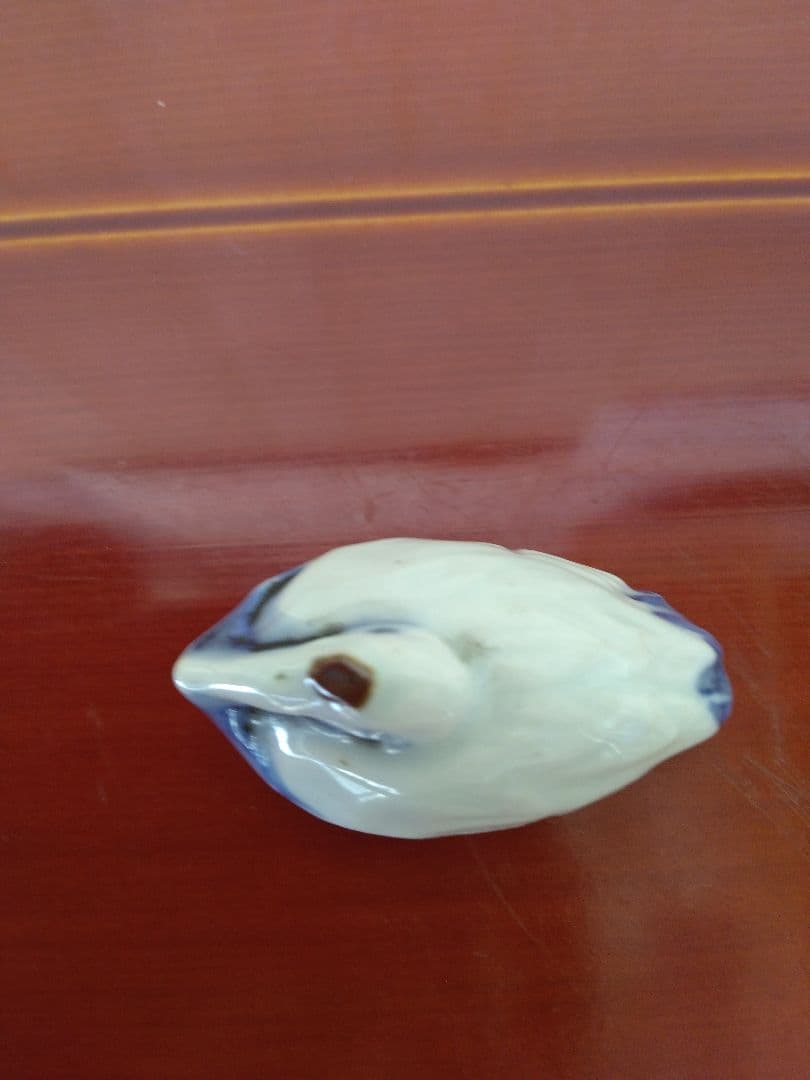 骨董　根付け　平戸焼　鳥