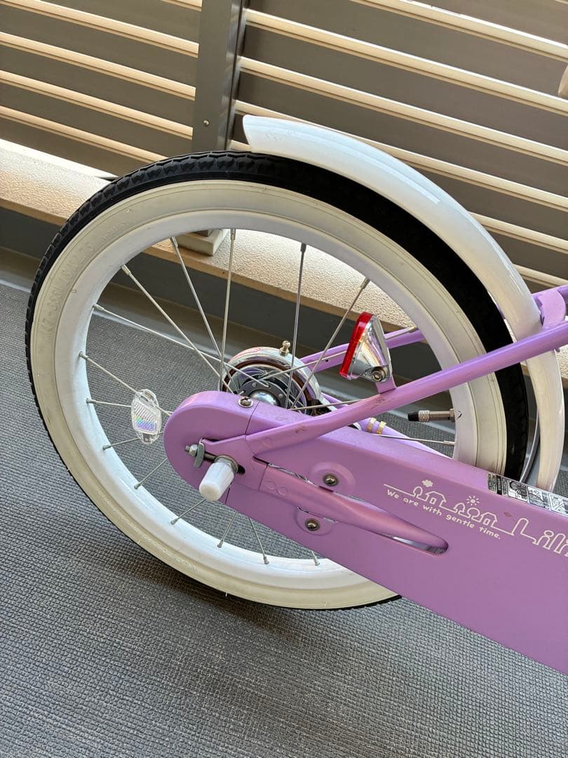 y*a様 子供用自転車 18インチ パープル　受け渡し希望