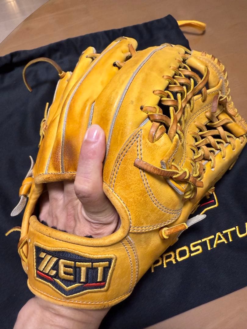 ZETT プロステイタス 硬式グローブ 外野用