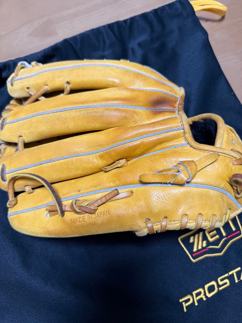ZETT プロステイタス 硬式グローブ 外野用