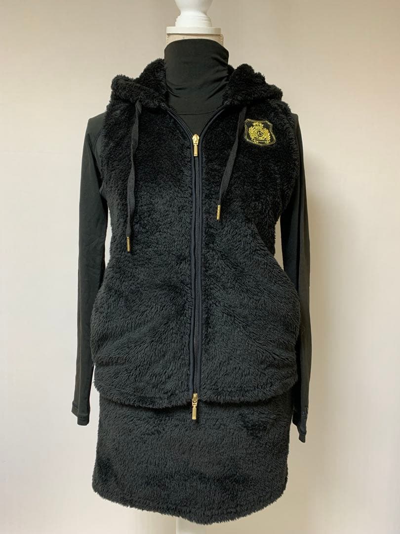 リエンダゴルフウェア　上下　黒