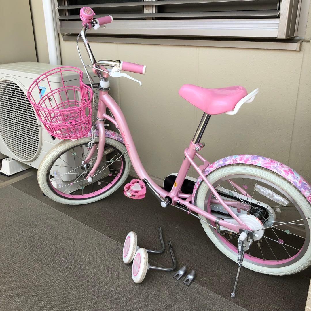 メゾピアノ　自転車　18インチ　中古　☆引取限定