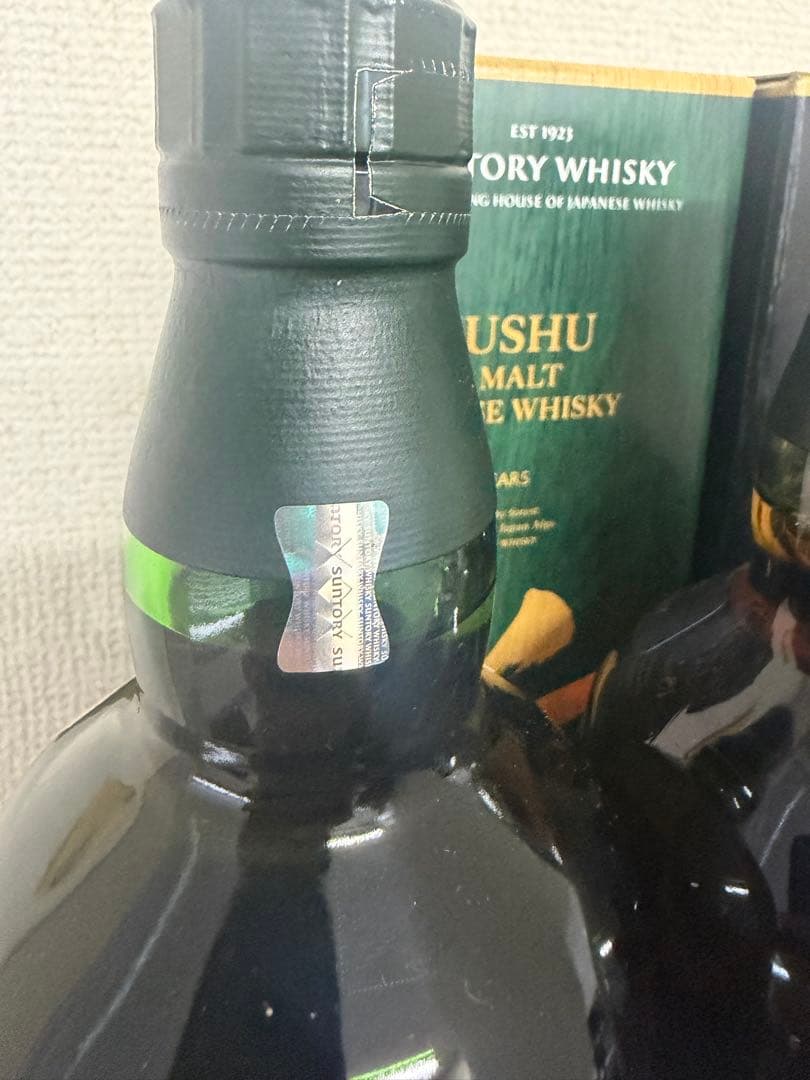 サントリー山崎18年1本　サントリー白州18年1本　新品未開封