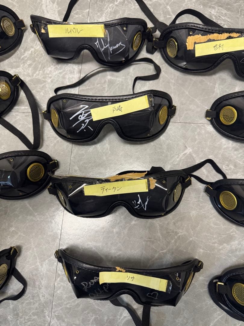 【✴︎激レア】サイン入りゴーグル14個セット　競馬