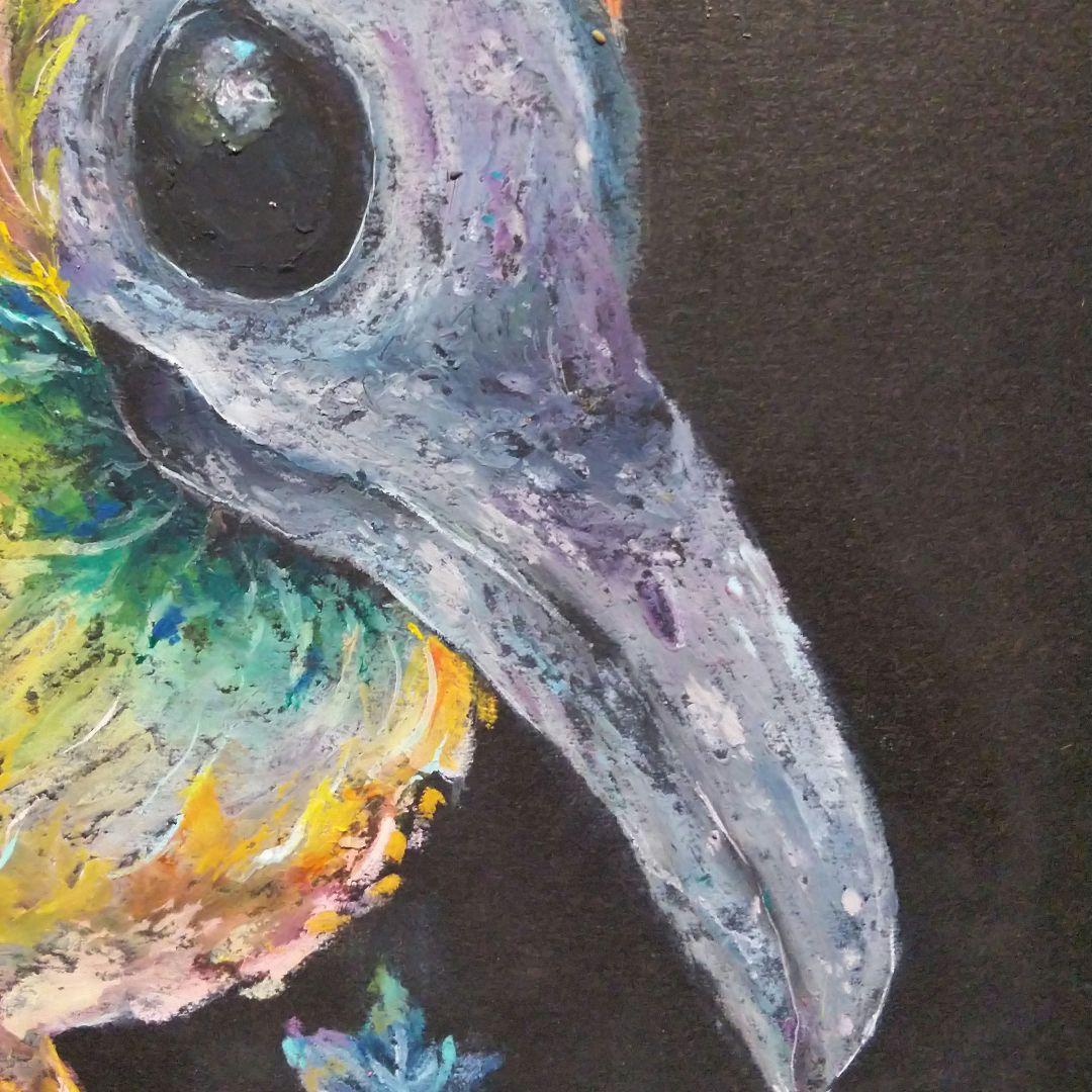 小鳥 ペストマスク ドードー 多肉植物 原画 アート 絵画 画家 エキゾチック