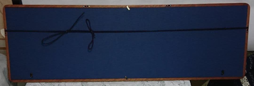 陶芸家書家鮎貝晄月作落合直文の短歌・桜額・美品