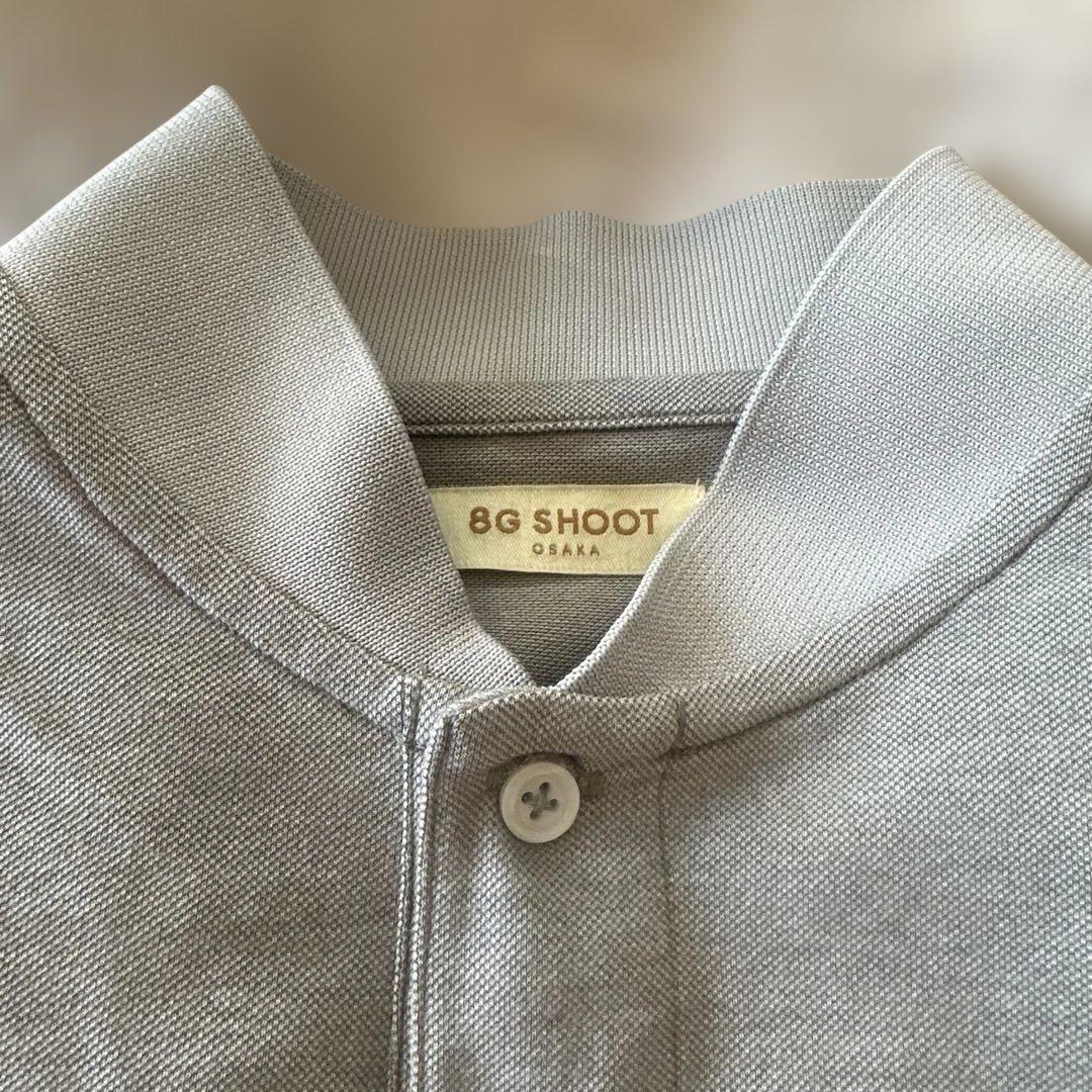 8G SHOOT グレー ポロシャツ　美品