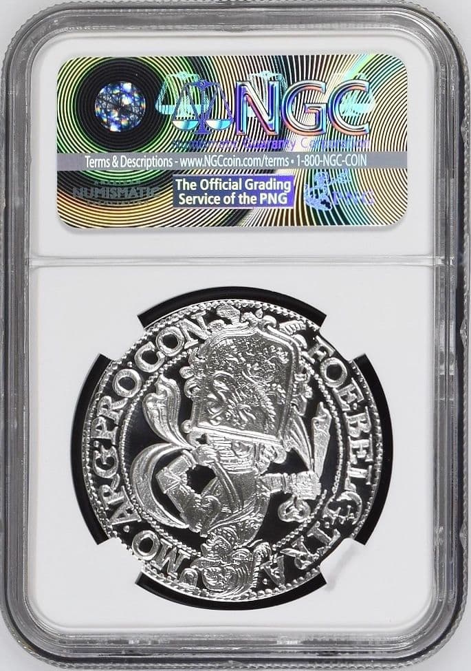 2017年 オランダ ライオンダラー 1オンス銀メダル PF70 特別ラベル