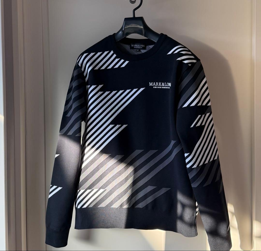 美品 ★ MARK&LONA ニット セーター マーク&ロナ 正規品 ブラック
