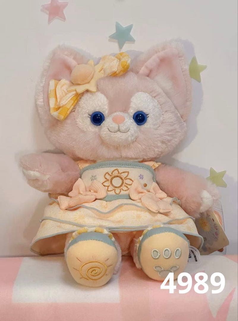 お顔厳選　上海ディズニー　虹　カラフル　リーナベル　ぬいぐるみss6716