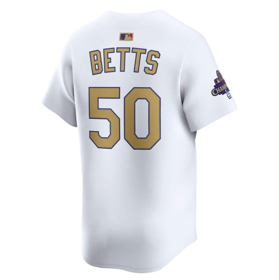 【正規品】ムーキーベッツ ドジャース ゴールドユニフォーム 新品 サイズS