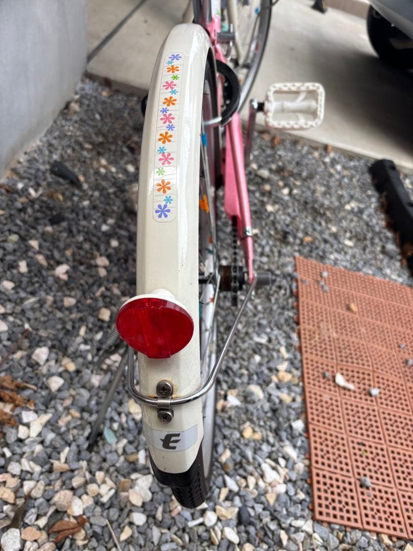 【引取り限定】ブリヂストン子供用自転車 ピンク白　値下げしました！14500円