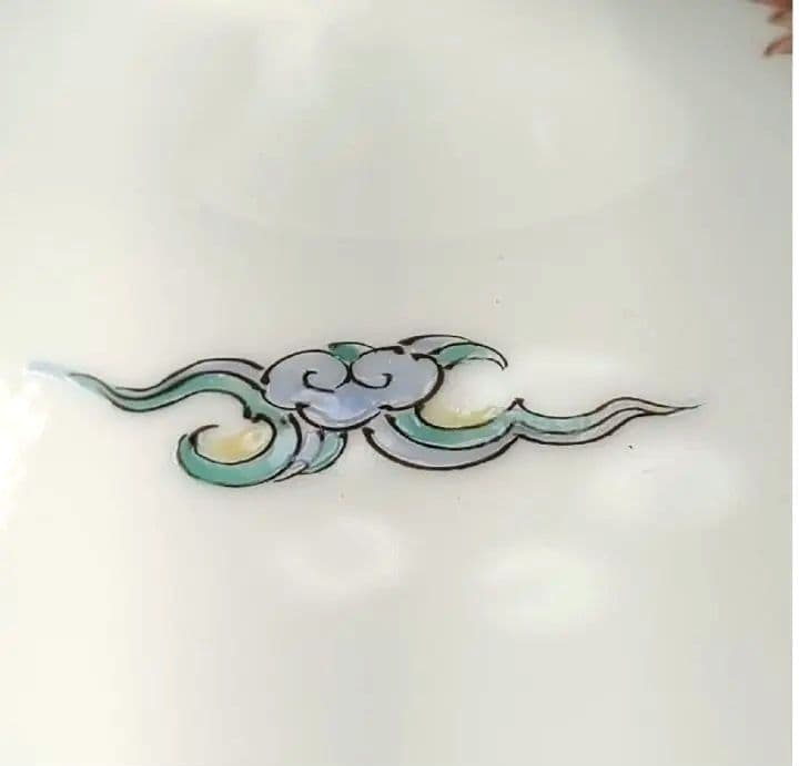 [未使用 美品]　有田焼　高麗庵　清六窯　中村清六　錦絵　花鳥紋　花瓶　希少