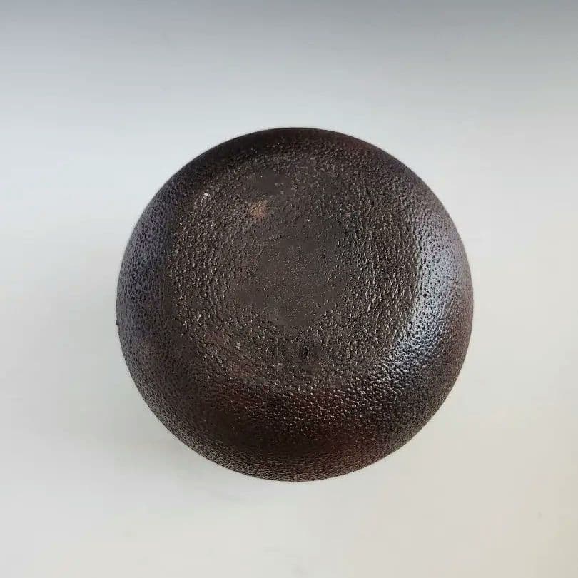 釜　茶釜　帯霰釜　あられ　敬典作　山形県　伝統的工芸品　木箱入