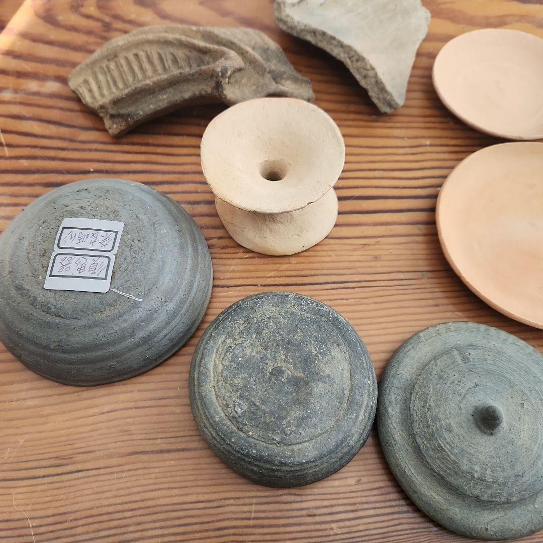 土器‥縄文、須恵器、土師器