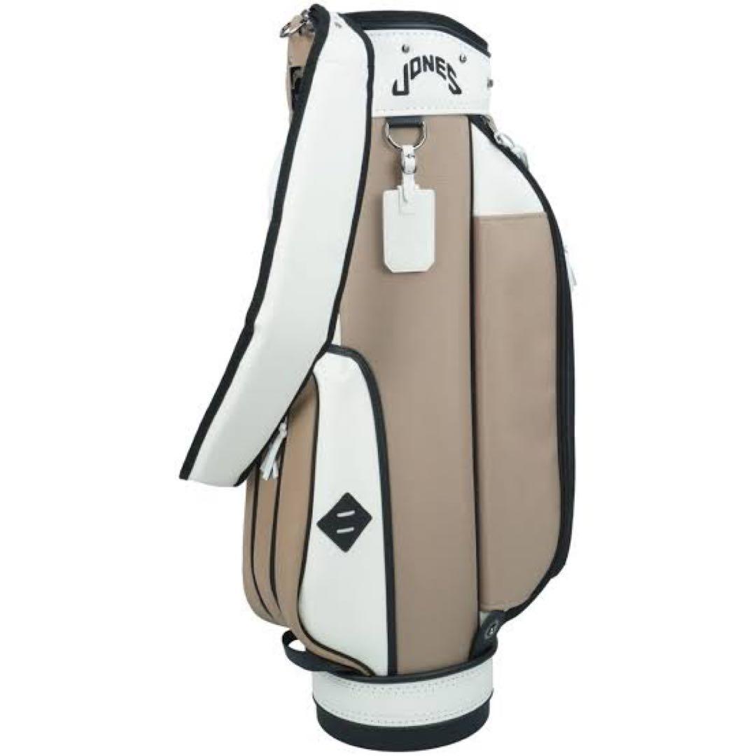 JONES キャディバッグ ベージュ　キャメル