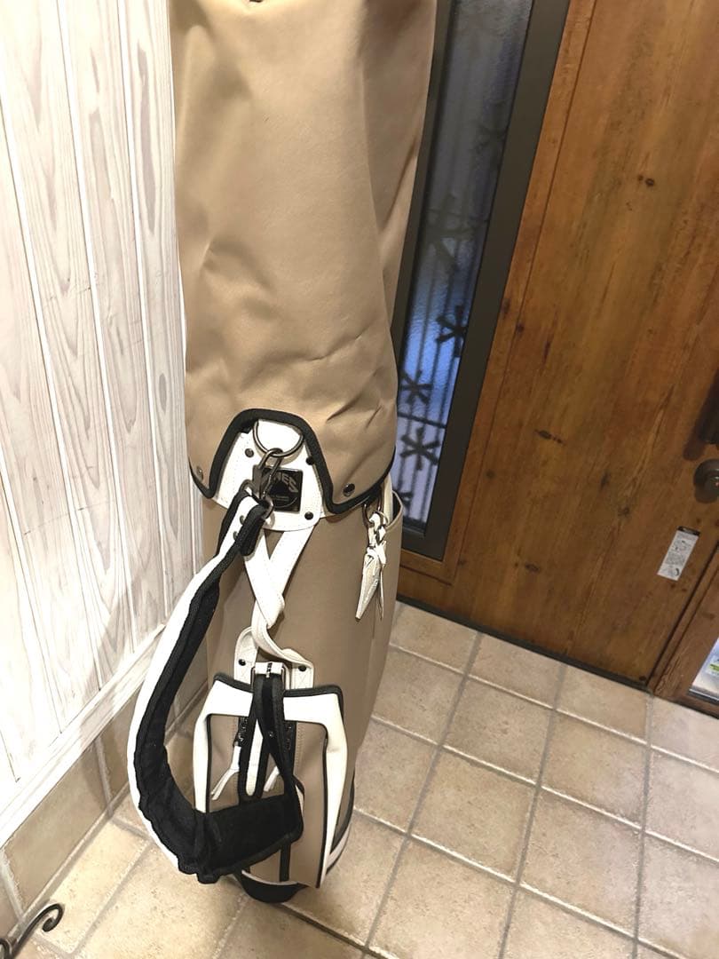 JONES キャディバッグ ベージュ　キャメル