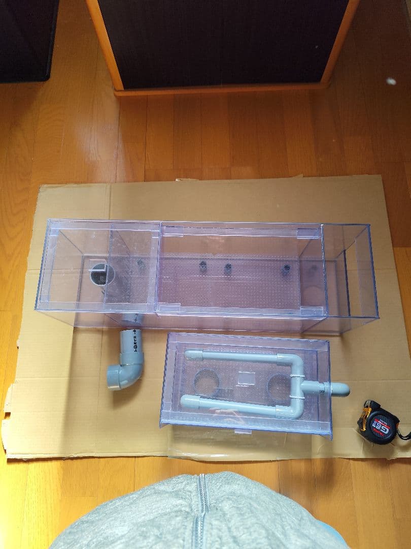 Nアクリル水槽上部フィルター 60cm