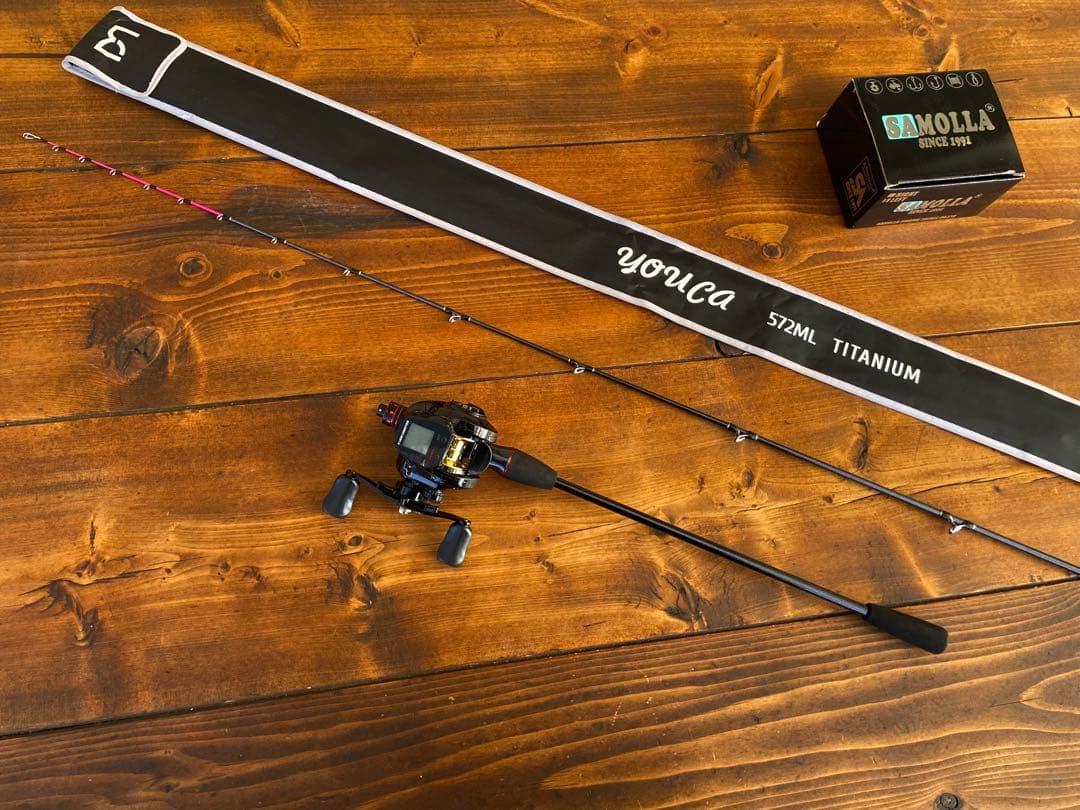 ジギングセット　C572ML スロージギング　オフショアロッド　レフトハンドル