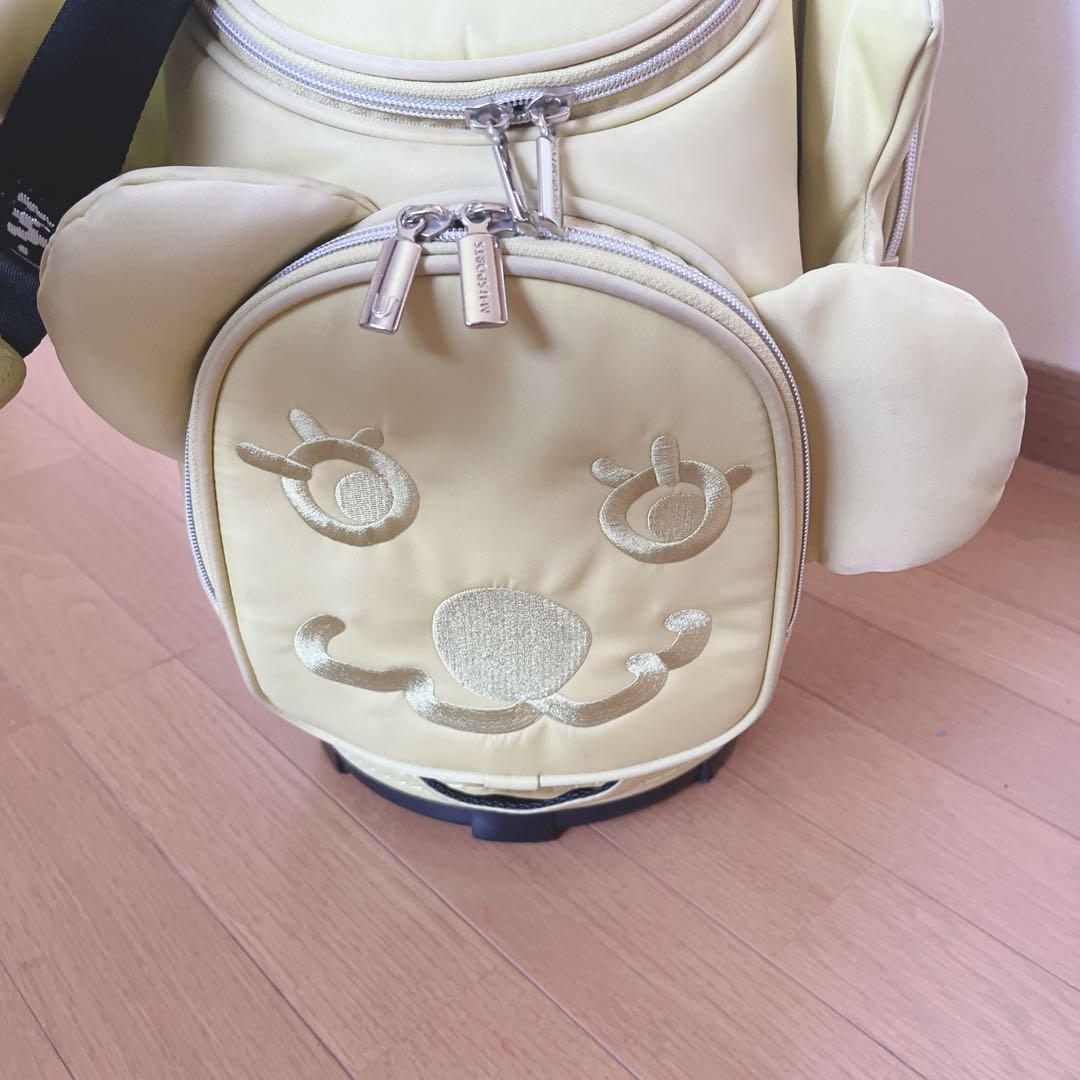 K291 M.U SPORTS 可愛い！イエローキャディバッグ