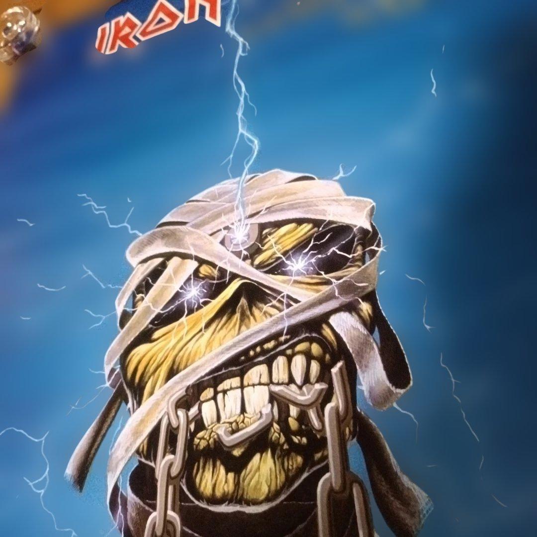 IRON MAIDEN ポスター 1985 WORLD SLAVERY TOUR