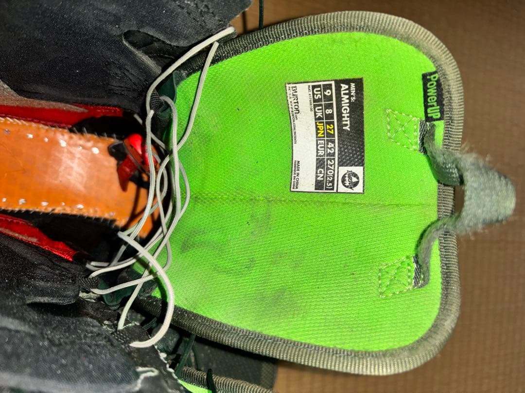 【BURTON】ALMIGHTY 27cm 軽量スノーボードブーツ US9