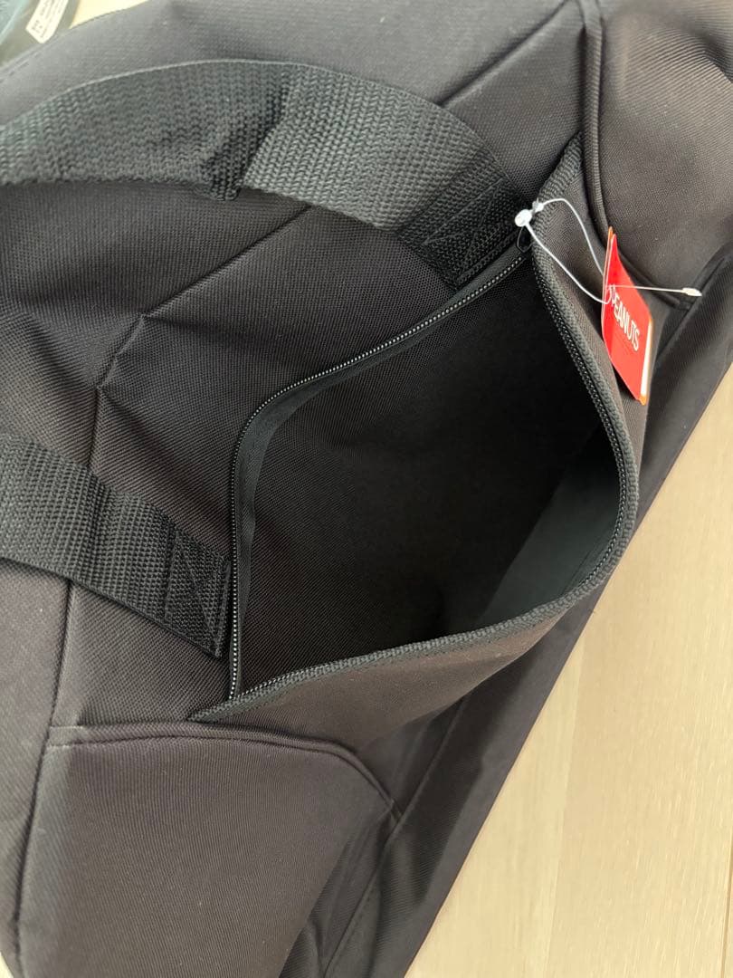 PEANUTS スヌーピー ボストンバッグ ブラック　かばん