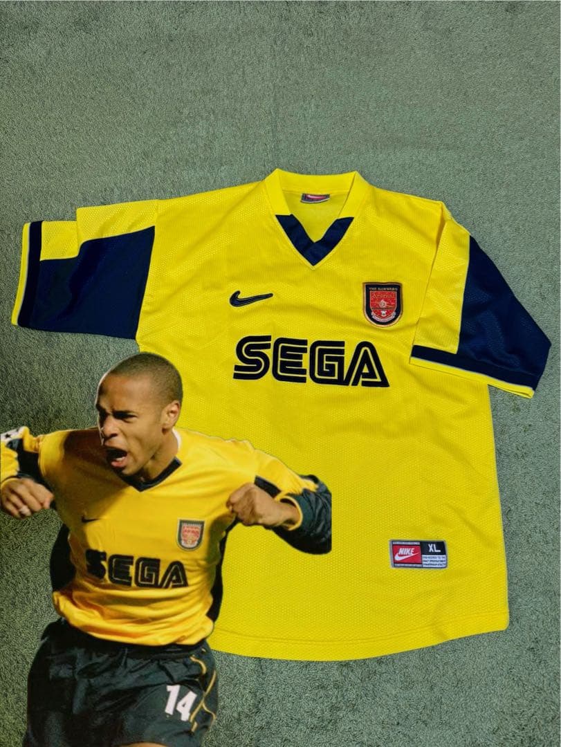 90s アーセナル　SEGA ユニフォーム