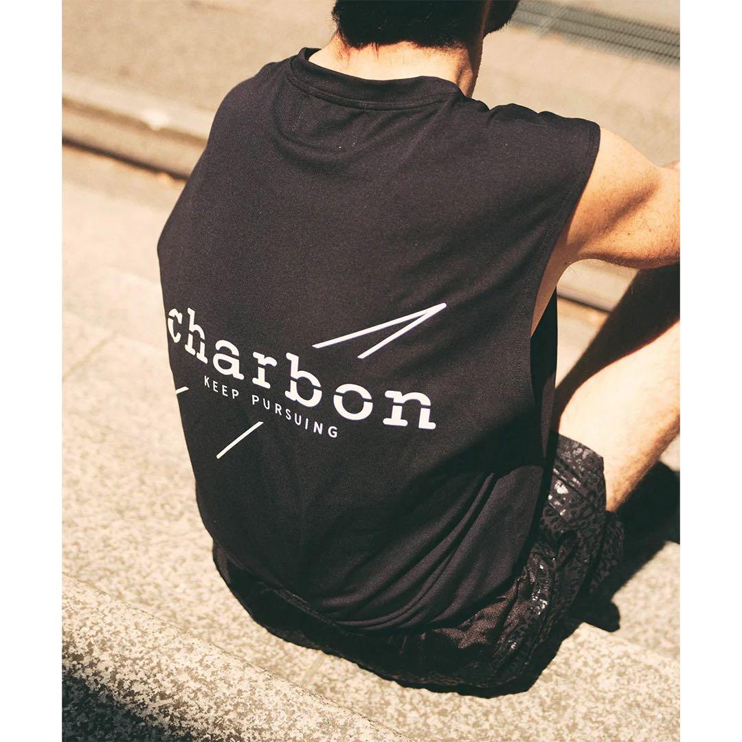 charbon running シャルボン ノースリーブ Tシャツ M 完売