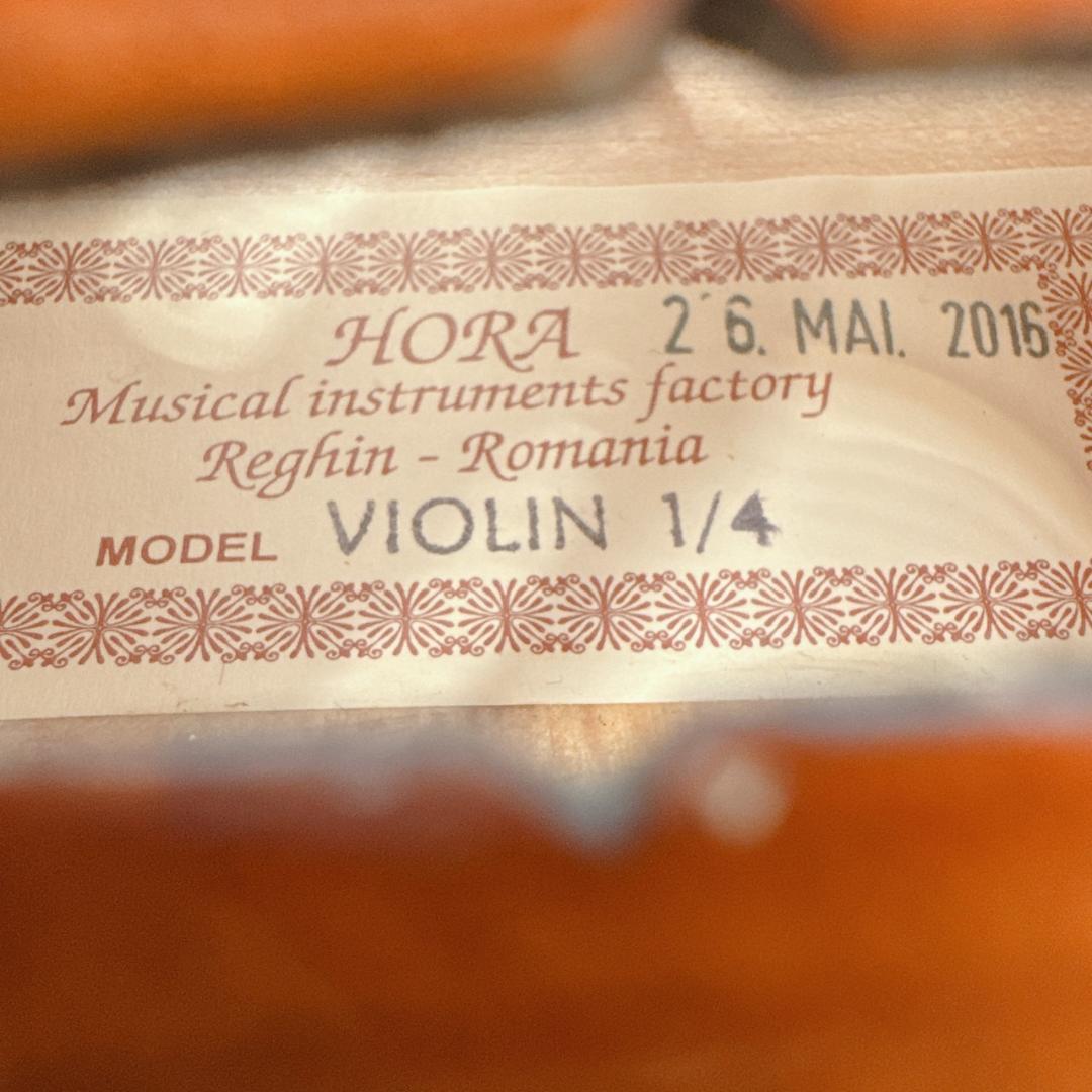 【美品】 HORA 1/4 VIOLIN 2016年製 ソフトケース 付き
