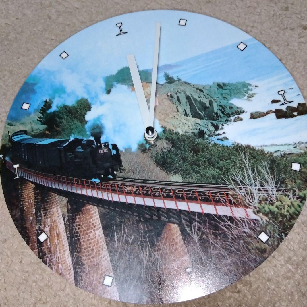 【昭和レトロ】昭和47年♦ 置時計（壁掛け両用）シチズン …蒸気機関車デザイン