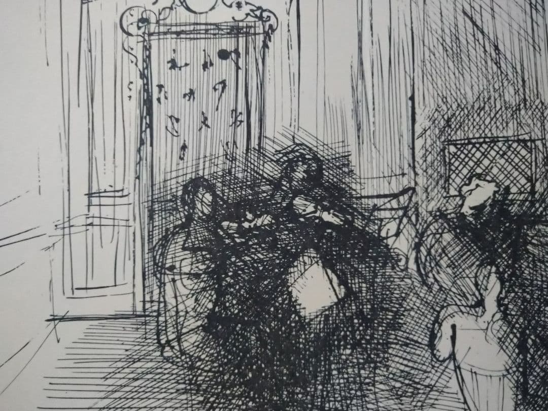 bbラウル・デュフィのデッサン　リトグラフ　本物保証