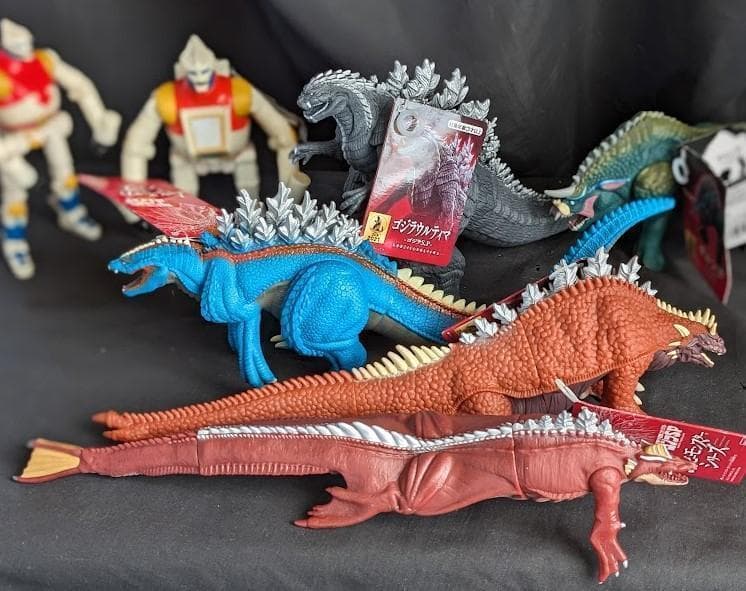 「ゴジラS.P」ジェットジャガー・ゴジラウルティマ他（バンダイ）ソフビ７体セット