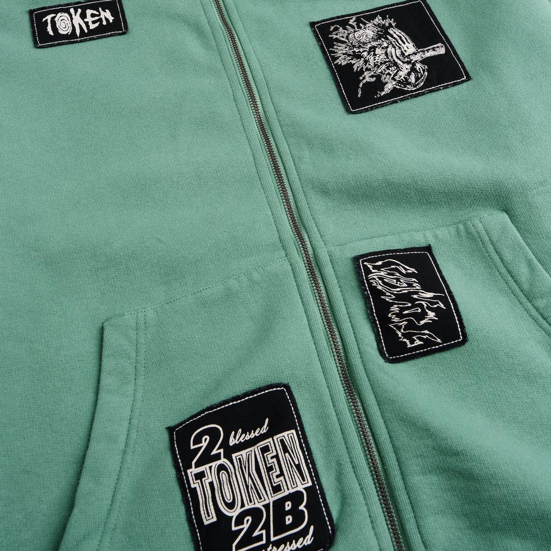 TOKEN ジップパーカー PROV LAUG