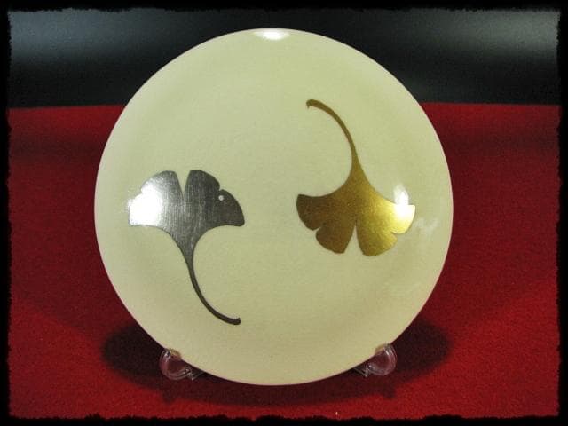 仁清 金銀 銀杏 水次 前田 宝泉 イチョウ 茶道具 水注 f180