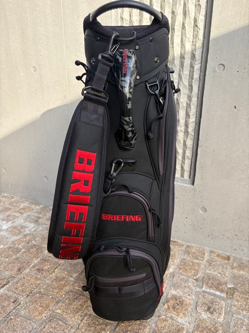 atp【BRIEFING】キャディバッグ　セット　ほぼ未使用
