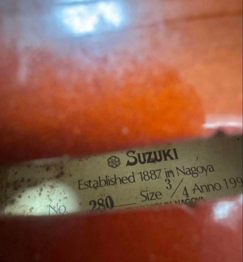 Suzuki 3/4 バイオリン 1991年製