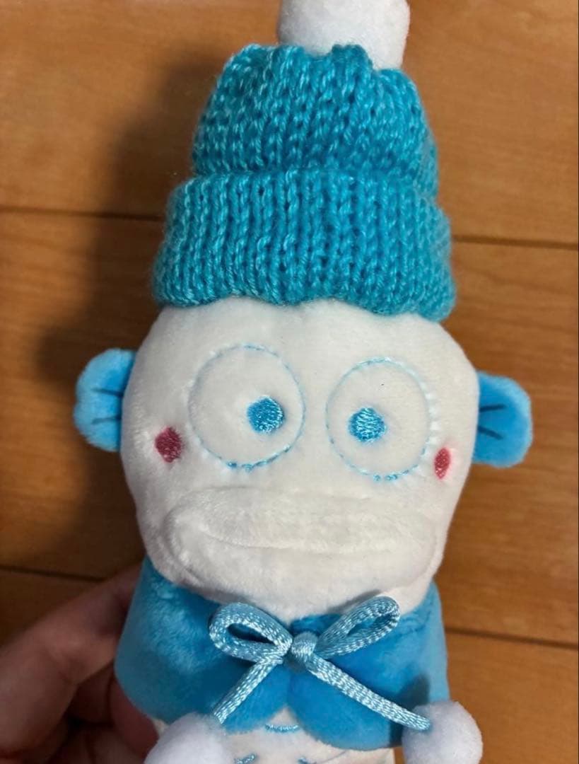 ハンギョドン　雪だるまシリーズ　むにゅぐるみ　ぬいぐるみマスコット　タグ付