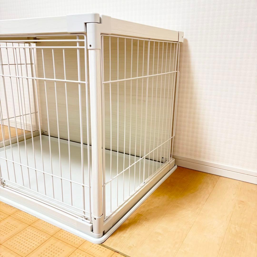 【美品】インテリアウッディサークル オフホワイト