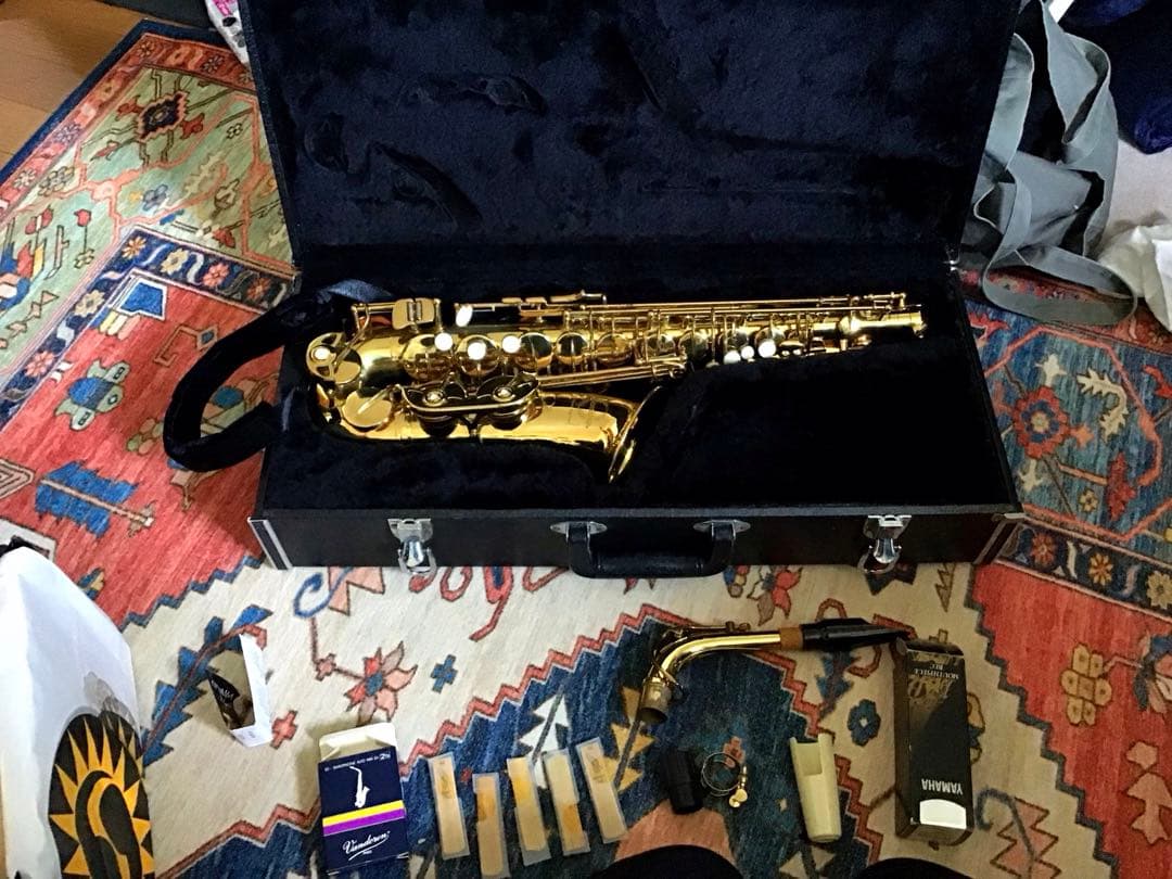 定価3万 maxtone アルトサックス ゴールド ハードケース付き