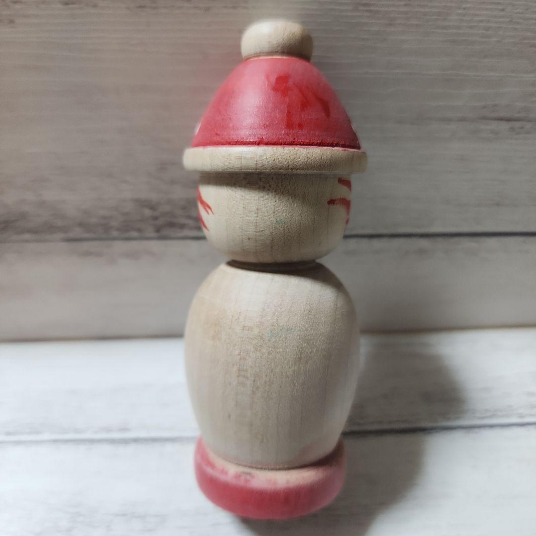 期間限定値下げ　こけし　帽子こけし　阿保金光　高さ約11cm