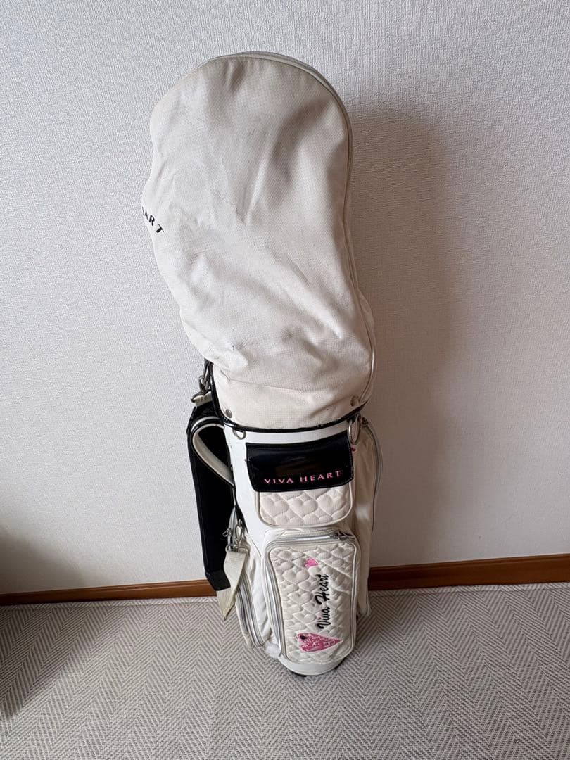 VIVA HEART ゴルフバッグ ホワイト