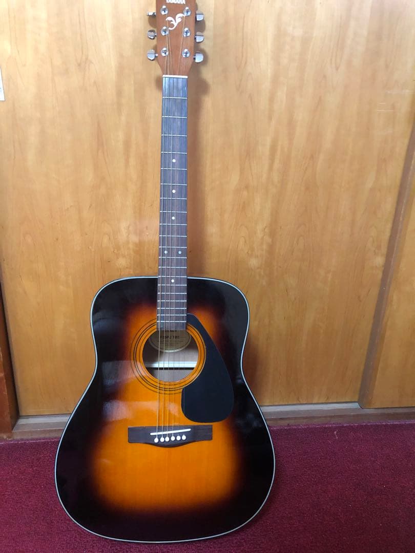 YAMAHA アコースティックギターとケース　F39PJ