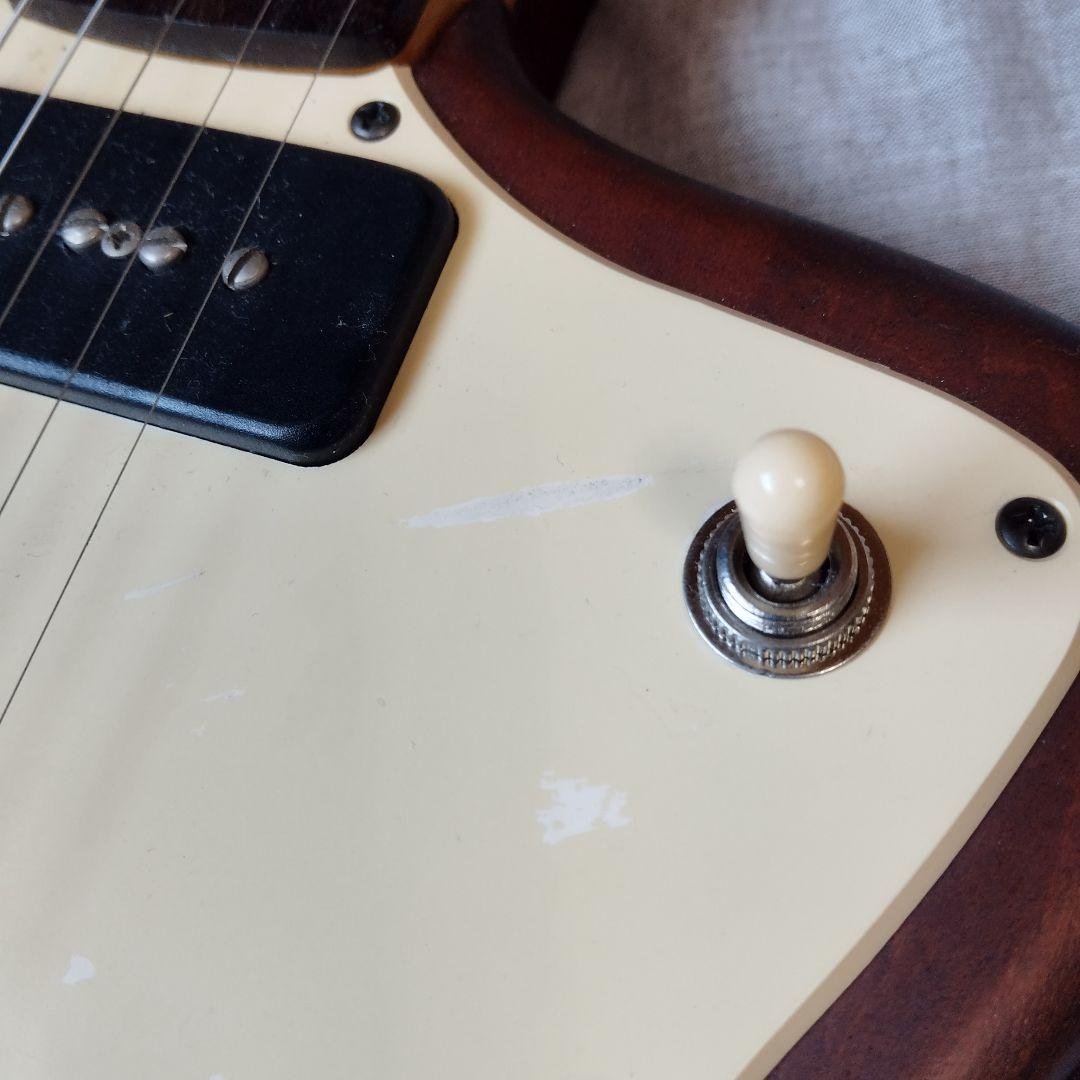 AXL guitars AZ820 6弦周りヘッド割れ修理　アルニコP90