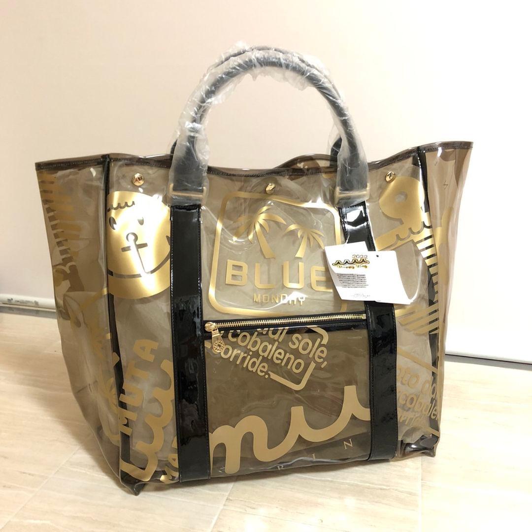 MUTA MARINEムータマリン クリア トートバッグビーチバッグ ブラック