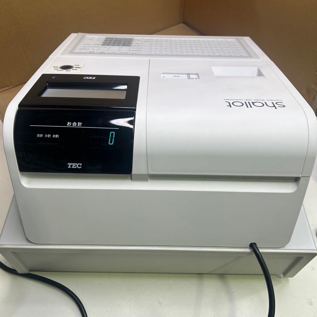 6524 2021年製 テック 飲食店向け レジスター FS-770 ホワイト